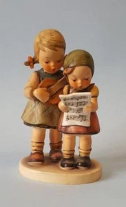 Hummel, "Close Harmony", Girls Singing, vintage figurine by Goebel - Picture 1 of 2