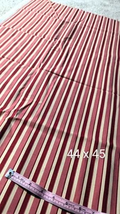 Le Fete De Noel by French General Striped Fabric - 44" x 45" - Picture 1 of 2