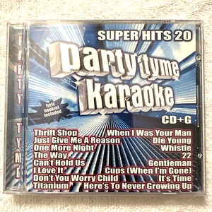 KARAOKE - Party Tyme Karaoke: CD + G Super Hits Volume 20 - Brand New Sealed - Foto 1 di 2