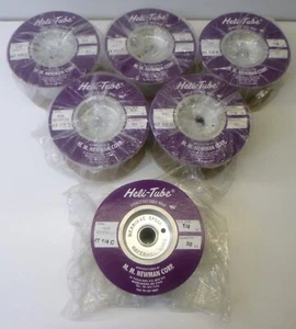 Heli-Tube HT1/4C-50 Spirally-Cut 1/4" Cable Wrap, 50' per Spool, Lot of 6 Spools - Picture 1 of 3