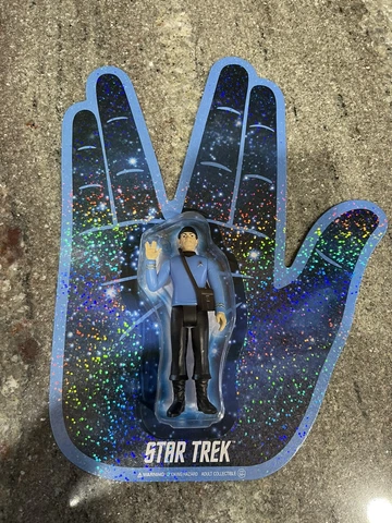 Star Trek Spock Live Long & Prosper Super7 Reaction Action Figure Exclusive HTF Cover