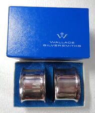 Wallace 9075 Silversmiths Vintage Ring Holders, in Box.