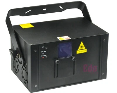 2W RGB Full Color ILDA DMX DJ Party Amimation Stage DJ Event Laser Projector - Image 1 of 4