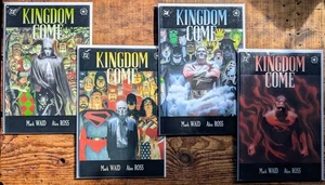 🔑 KINGDOM COME DC COMICS LIMITED SERIES #1-4 1996 VF-NM Alex Ross Superman - Picture 1 of 9