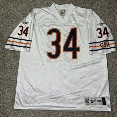 Camiseta Walter Peyton Reeboks Coleção Vintage Tamanho XXL Chicago Bears Promo - Imagem 1 de 4