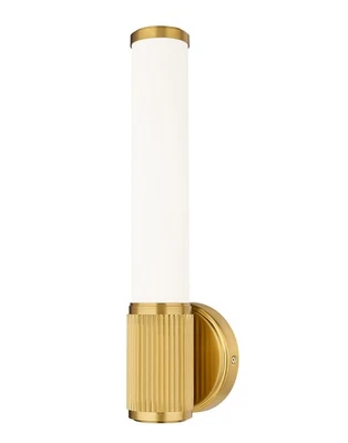 Z-Lite 1021-1S-LED Solange 17" Tall Bathroom Sconce - Gold - Image 1 of 4