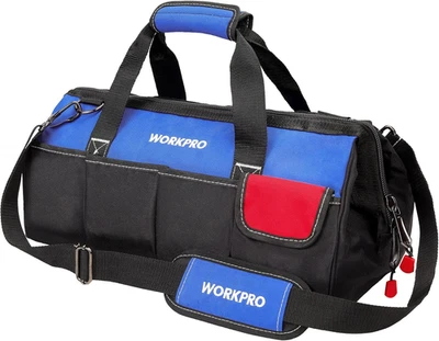 18-Inch Close Top Wide Mouth Storage Tool Bag with Adjustable Shoulder Strap, St - Image 1 of 4