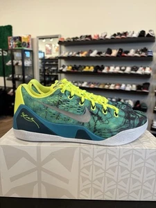 Nike Kobe 9 Low EM Easter Size 11 Brand New 646701-300 Green Yellow - Picture 1 of 7
