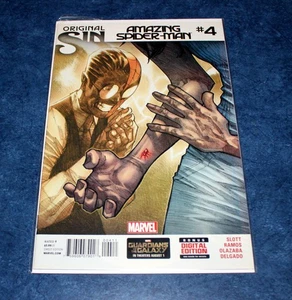AMAZING SPIDER-MAN #4 1° stampa 1° app SILK MARVEL COMICS 2014 quasi nuovo apparizione - Foto 1 di 1
