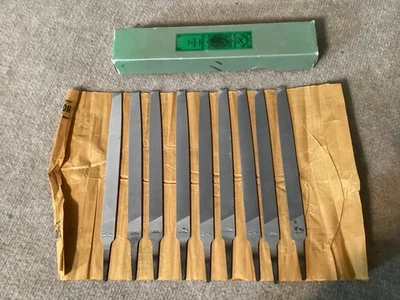 Nicholson  9  8" Flat Bastard Files  New Old Stock - Image 1 of 4