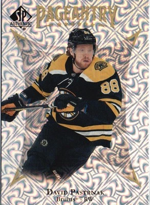 2021-22 SP Authentic #P-14 David Pastrnak Pageantry - Image 1 of 2