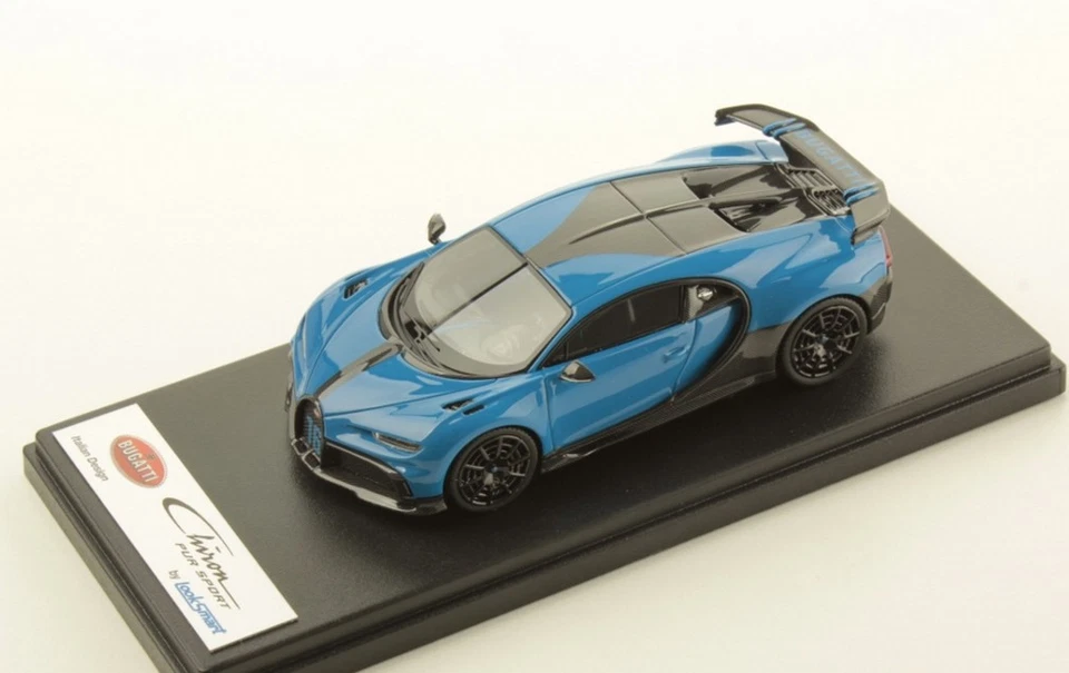 Bugatti Chiron Pur Sport - Bleu agile 1/43 Looksmart - Photo 1/1