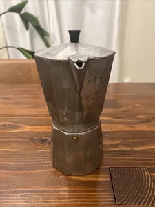 Vintage 70er Jahre Bialetti Crusinallo ABC Moka Express 6 Tassen Expresso Maschine - Bild 1 von 11