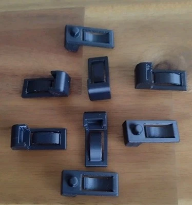 LOT DE 8 Taquets/ Clips De Fixation Pour Étagères VW California T5 T6 Bout Rond - Imagen 1 de 4