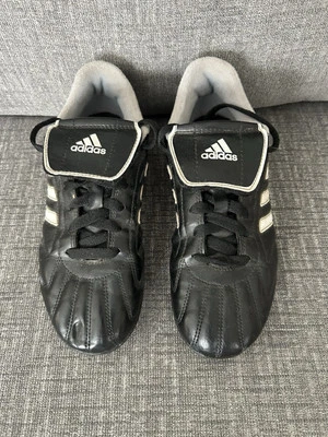 ADIDAS Softball Shoes 3.5 Youth Black & White - Image 1 of 4