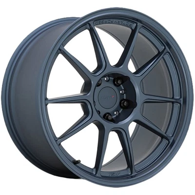 TSW Imatra 18x8.5 5x120 +35mm Blue Wheel Rim 18" Inch - Image 1 of 4