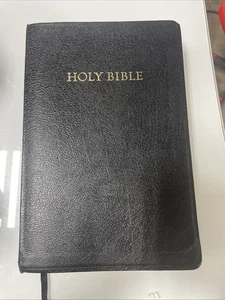 Holy Bible The King James Study Bible Thomas Nelson 135 KJV Black - Imagen 1 de 9