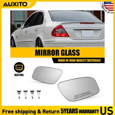 Juego de cristales espejos laterales térmicos para Mercedes E280 E320 E350 E550 E63 AMG 2007-2009 Foto 1 de 4