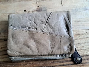 Leder Portmonee Geldbeutel aunts & uncles grau - Bild 1 von 11