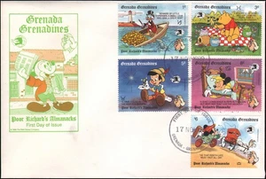 Granada Grenadines #1098//1107 Usado Disney, FDC, 1989 - Imagen 1 de 1