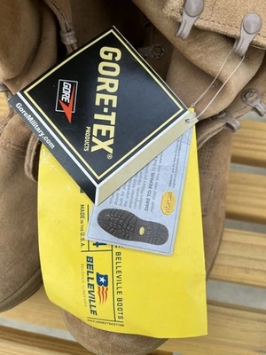 Belleville GORE-TEX Waterproof Combat Boots USA Vibram Sole NwT Hunting sz 9.5 R - Image 1 of 4