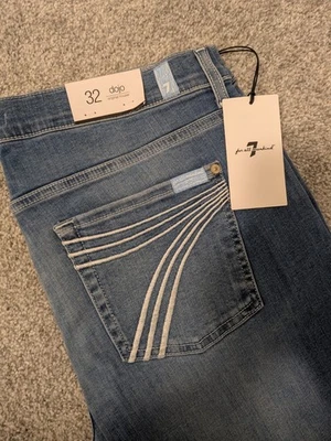 Pantalones de mezclilla para mujer 7 For All Mankind Dojo bootcut Foto 1 de 4