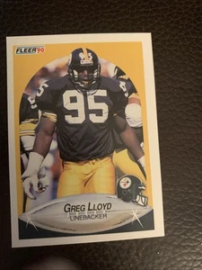 1990 Fleer #147 Greg Lloyd Pittsburgh Steelers - Picture 1 of 2