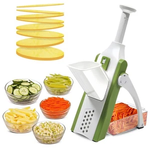 Multifunctional Mandoline Slicer Safe Veg Chopper Julienne Dicer for Kitchen - Picture 1 of 12