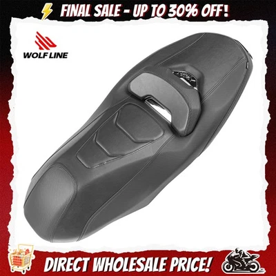 WOLFLINE Comfort Dual Seat for Yamaha XMAX 300 2017-2022 Black Cushion - Imagem 1 de 4