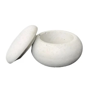 10 un. frascos de velas vacías al por mayor con tapas velas de té velas recipientes ollas blancas - Imagen 1 de 6