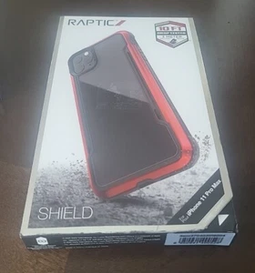 Raptic Shield Black/Red Case For iPhone 11 Pro Max new in box red black - Picture 1 of 8