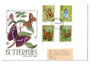 13/5/1981 UK GB FDC - Butterflies - Exotic Butterflies - Bromley FDI Postmark - Picture 1 of 2