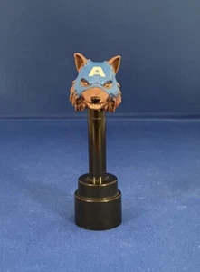 Marvel Legends Male Head Custom Fodder 1/12 6" Hasbro Captain America Wolf Cap - Picture 1 of 6