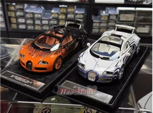 HH Model 1:18 Bugatti Veyron Supercar Resin Diecast Model Car Ornaments Gifts - Picture 1 of 12