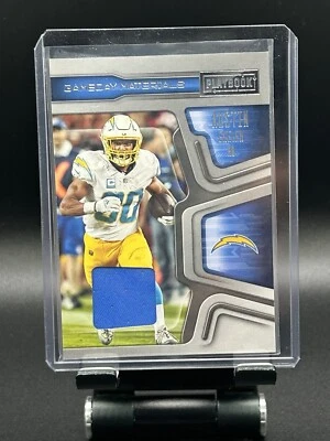 2022 Panini Playbook - Gameday Materials #GM-11 Austin Ekeler (MEM) - Image 1 of 2