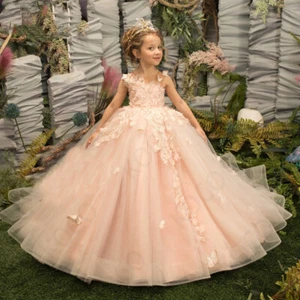 Flower Girl Dress For Special Occasion Bridesmaid Party Wedding Pageant Birthday - Picture 1 of 7