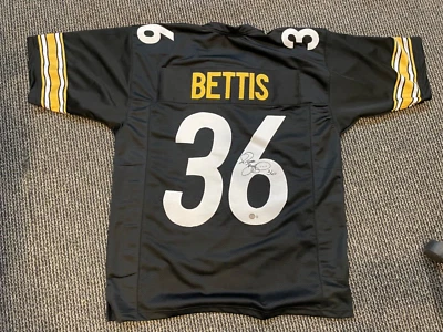 Jersey firmado por Jerome Bettis #36 Pittsburgh Steelers autenticación Beckett Foto 1 de 4