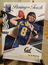 Aaron RODGERS 🏈 Jared GOFF 🏈 2017 ELITE DRAFT PASSING THE TORCH DUAL INSERT 🔥