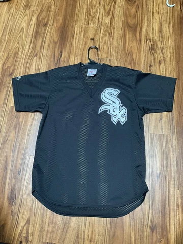 Vintage Chicago White Sox Majestic Diamond Collection XL Black Jersey 90s USA Cover