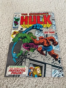 Incredible Hulk 122 VF+ 8.5 High Grade Fantastic Four Thing Marvel 1969 - Picture 1 of 4