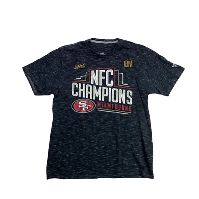 Camisa Fanatics San Francisco 49ers Para Hombre Talla Mediana NFC Campeones Super Bowl LIV Foto 1 de 4