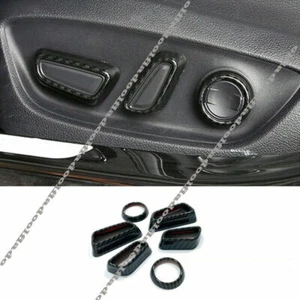 Carbon fiber Inner Seat Adjustment Button Cover Trim For Toyota Highlander 20-21 - Imagen 1 de 7