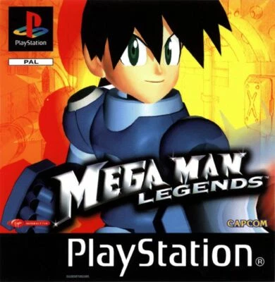 - Megaman Legends ps1 custodia art ricambio anteriore solo cover