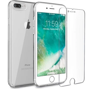 For iPhone 7 Plus Case Transparent Crystal Clear Case Gel TPU Soft Cover Skin - Picture 1 of 12