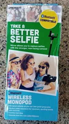 Promark Selfie Stick W bluetooth wireless monopod - Image 1 of 3