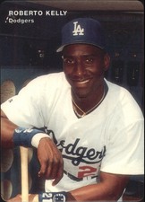 1995 Dodgers Mother's Baseball Card #6 Roberto Kelly