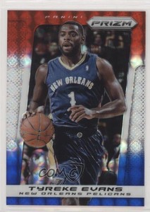 2013-14 Panini Prizm Red White & Blue Mosaic Prizm Tyreke Evans #109