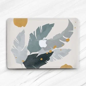 Funda rígida de pintura artística abstracta hojas para Macbook Air 13 Pro 16 13 14 15 - Imagen 1 de 4