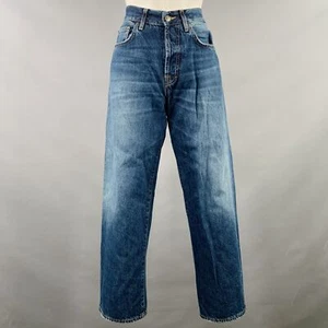 PRPS Size 29 Relaxed Boyfriend Blue Cotton Straight Jeans - Picture 1 of 7