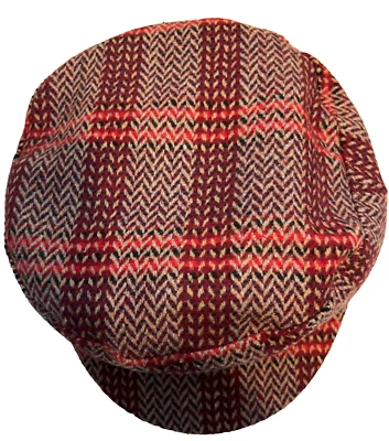 FREE PEOPLE кепка шляпа Newsboy рыбак один размер клетку - Изображение 1 из 4